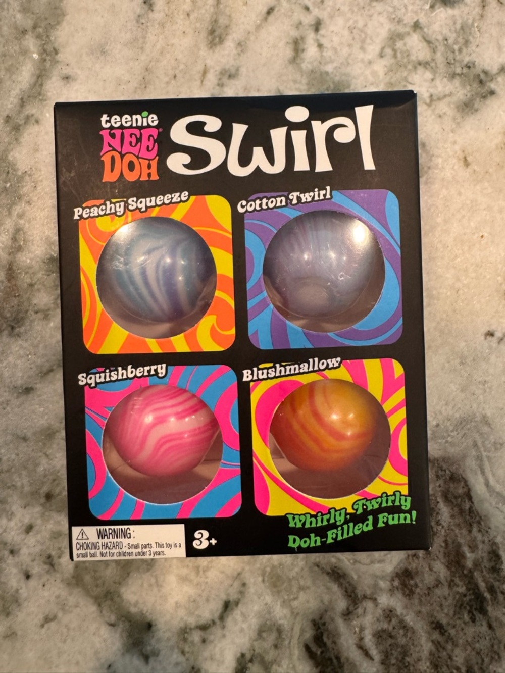 teenie NEE DOH Swirl Squeeze Balls - Multicolor Set